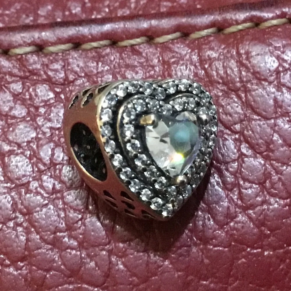S925 ALE Heart Charm Pendant Pandora Style